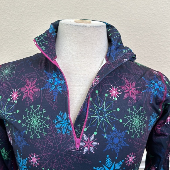 PolarMax 4.0 HEAVYWEIGHT ZIP MOCK - Snowflake Multi - Picture 4 of 11